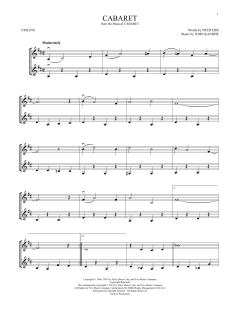 Cabaret von Fred Ebb (Download) 