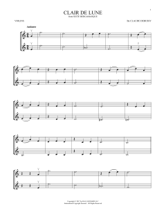 Clair De Lune von Claude Debussy (Download) 