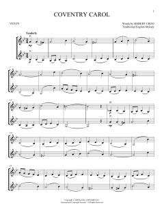 Coventry Carol von Robert Croo (Download) 