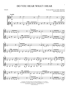 Do You Hear What I Hear von Noel Regney (Download) 