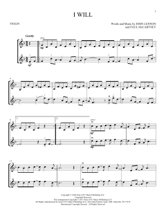 I Will von The Beatles (Download) 