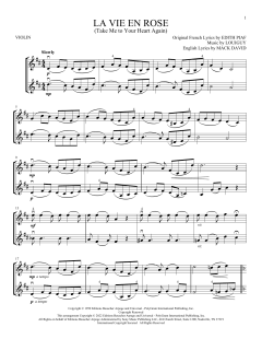 La Vie En Rose von Édith Piaf (Download) 