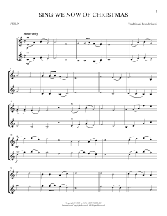 Sing We Now Of Christmas von Traditional French Carol (Download) 