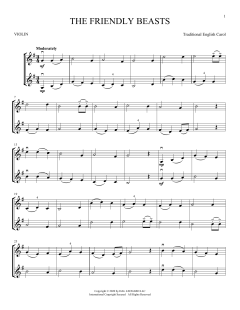 The Friendly Beasts von Traditional English Carol (Download) 