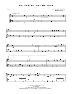 The Long And Winding Road von The Beatles (Download) 