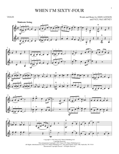 When I'm Sixty-Four von The Beatles (Download) 