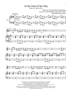 At The End Of The Day von Alain Boublil (Download) 
