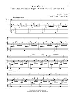 Ave Maria von Johann Sebastian Bach (Download) 