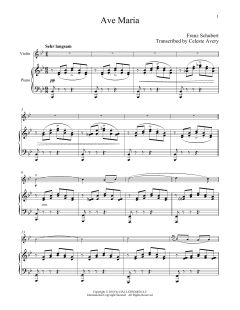 Ave Maria, Op. 52, No. 6 von Franz Schubert (Download) 