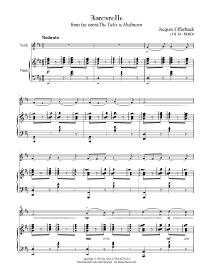 Barcarolle von Jacques Offenbach (Download) 