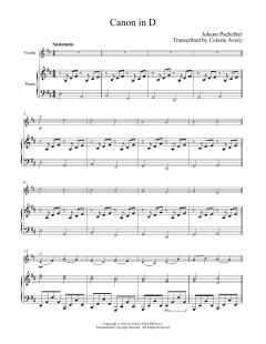 Canon In D von Johann Pachelbel (Download) 