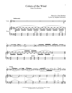 Colors Of The Wind von Vanessa Williams (Download) 