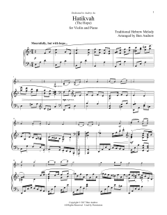 Hatikvah von Ben Andrew (Download) 