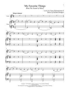 My Favorite Things von Richard Rodgers (Download) 