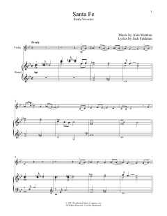 Santa Fe von Alan Menken (Download) 