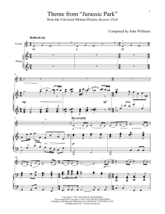 Theme From "Jurassic Park" von John Williams (Download) 