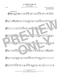 A Time For Us von Nino Rota (Download) 