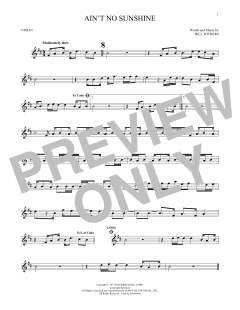 Ain't No Sunshine von Bill Withers (Download) 