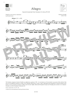 Allegro von Antonio Vivaldi (Download) 