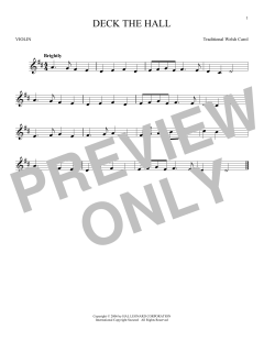 Deck The Hall von Traditional Welsh Carol (Download) 