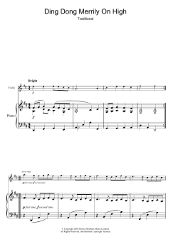 Ding Dong! Merrily On High von Traditional (Download) 