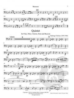 22 Woodwind Quintets für Holzbläser Quintett (Einzelstimme) im Alle Noten Shop kaufen