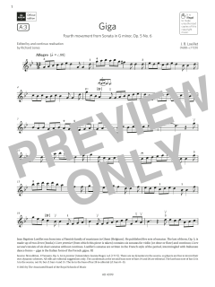 Giga von J. B. Loeillet (Download) 