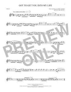 Got To Get You Into My Life von The Beatles (Download) 