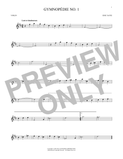 Gymnopedie No. 1 von Erik Satie (Download) 