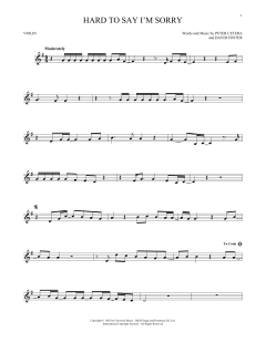 Hard To Say I'm Sorry von Chicago (Download) 