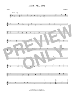 Minstrel Boy von Traditional (Download) 