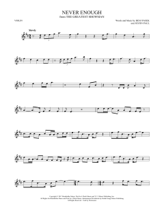 Never Enough von Benj Pasek (Download) 