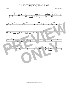 Piano Concerto In A Minor, Op. 16 von Edvard Grieg (Download) 