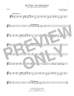 Puttin' On The Ritz von Irving Berlin (Download) 