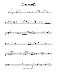 Rondo In D Major, K. 485 von Wolfgang Amadeus Mozart (Download) 
