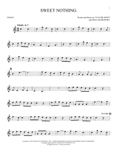 Sweet Nothing von Taylor Swift (Download) 