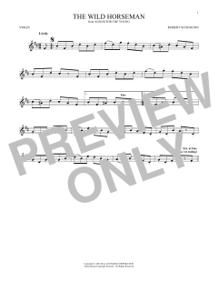 The Wild Horseman von Robert Schumann (Download) 