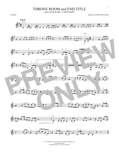 Throne Room and End Title von John Williams (Download) 