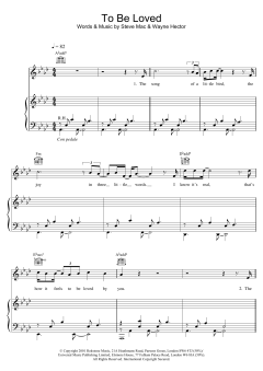 To Be Loved von Westlife (Download) 