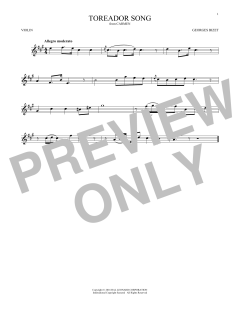 Toreador Song von Georges Bizet (Download) 