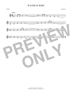 Water Is Wide von Traditional (Download) 