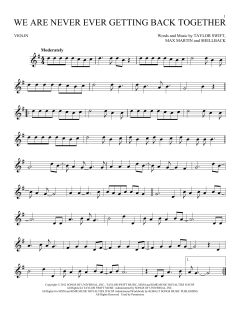 We Are Never Ever Getting Back Together von Taylor Swift (Download) 