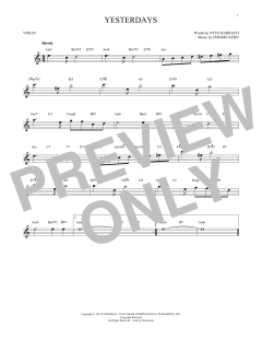Yesterdays von Otto Harbach (Download) 