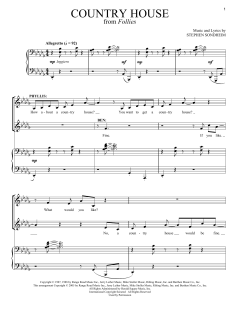 Country House von Stephen Sondheim (Download) 