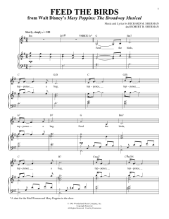 Feed The Birds von Robert Bernard Sherman (Download) 