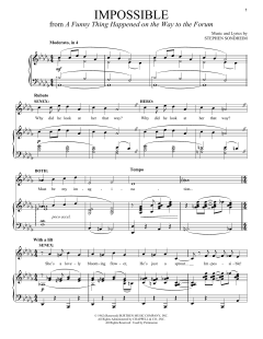 Impossible von Stephen Sondheim (Download) 