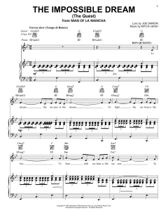 The Impossible Dream von Joe Darion (Download) 