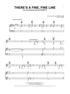 There's A Fine, Fine Line von Jeff Marx (Download) 