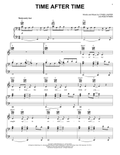 Time After Time von Cyndi Lauper (Download) 
