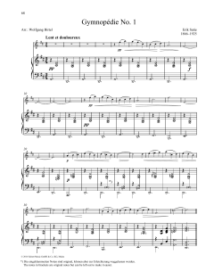 Gymnopedie No. 1 von Erik Satie (Download) 